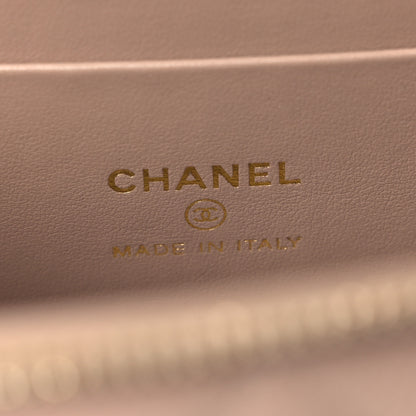 Chanel Caviar Quilted Small Vanity Case With Chain Dark Beige 6 of 11