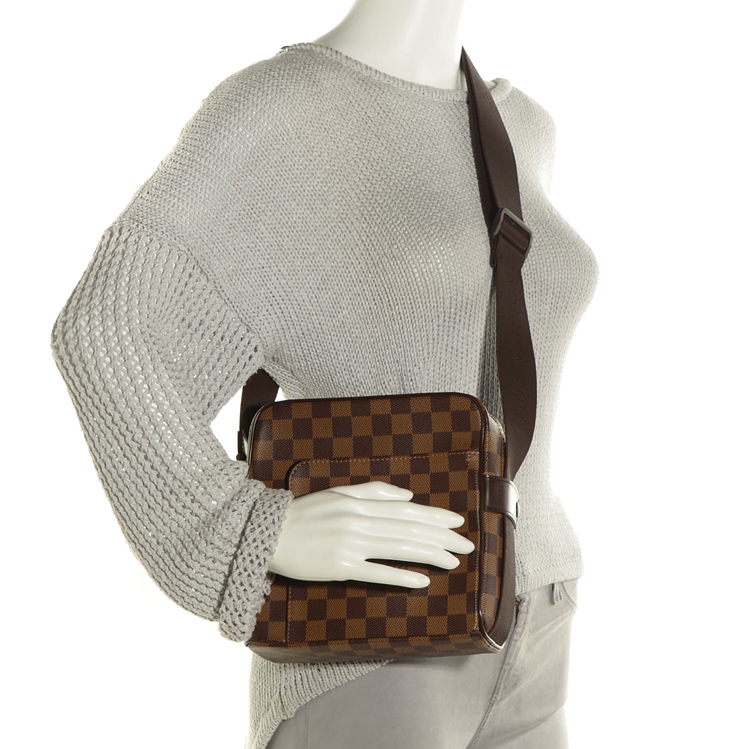 Louis Vuitton Damier Ebene Olav PM Messenger Bag 2 of 7