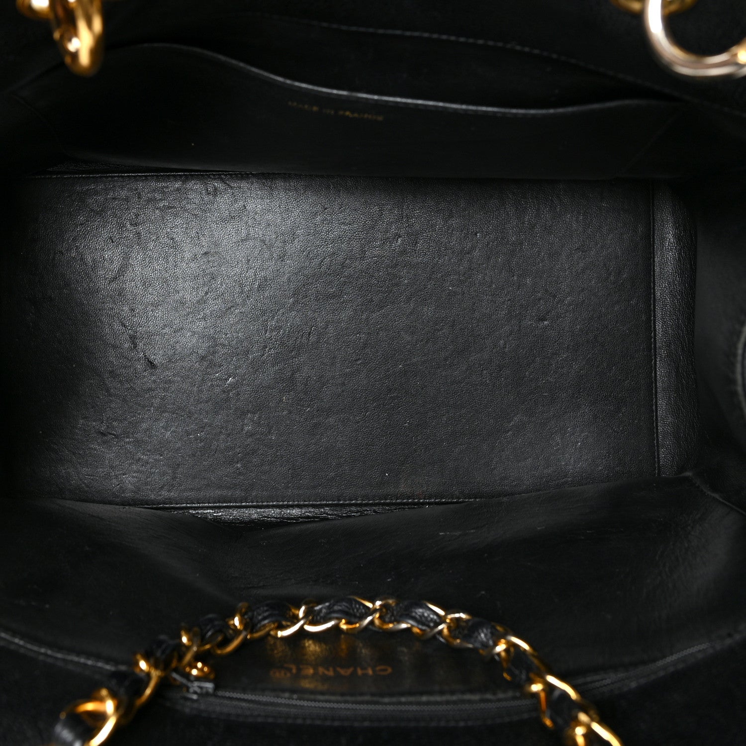 Chanel Caviar Quilted Grand Timeless Tote GTT Black 4 of 10