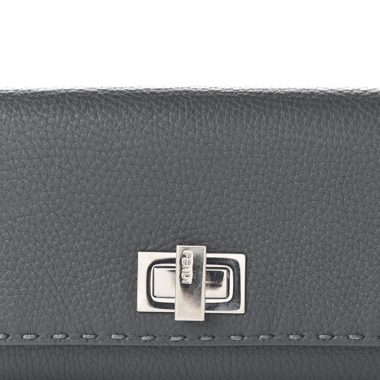 Cuoio Romano Selleria Peekaboo Continental Wallet Asfalto