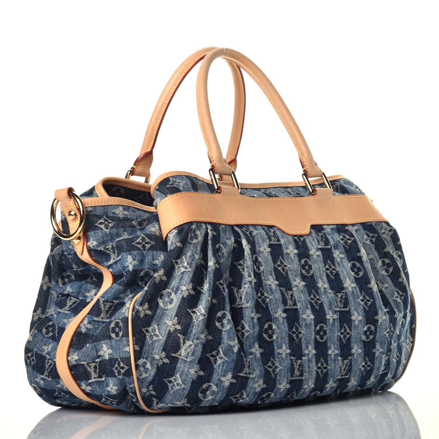 Louis Vuitton Denim Raye Cabas GM 3 of 8