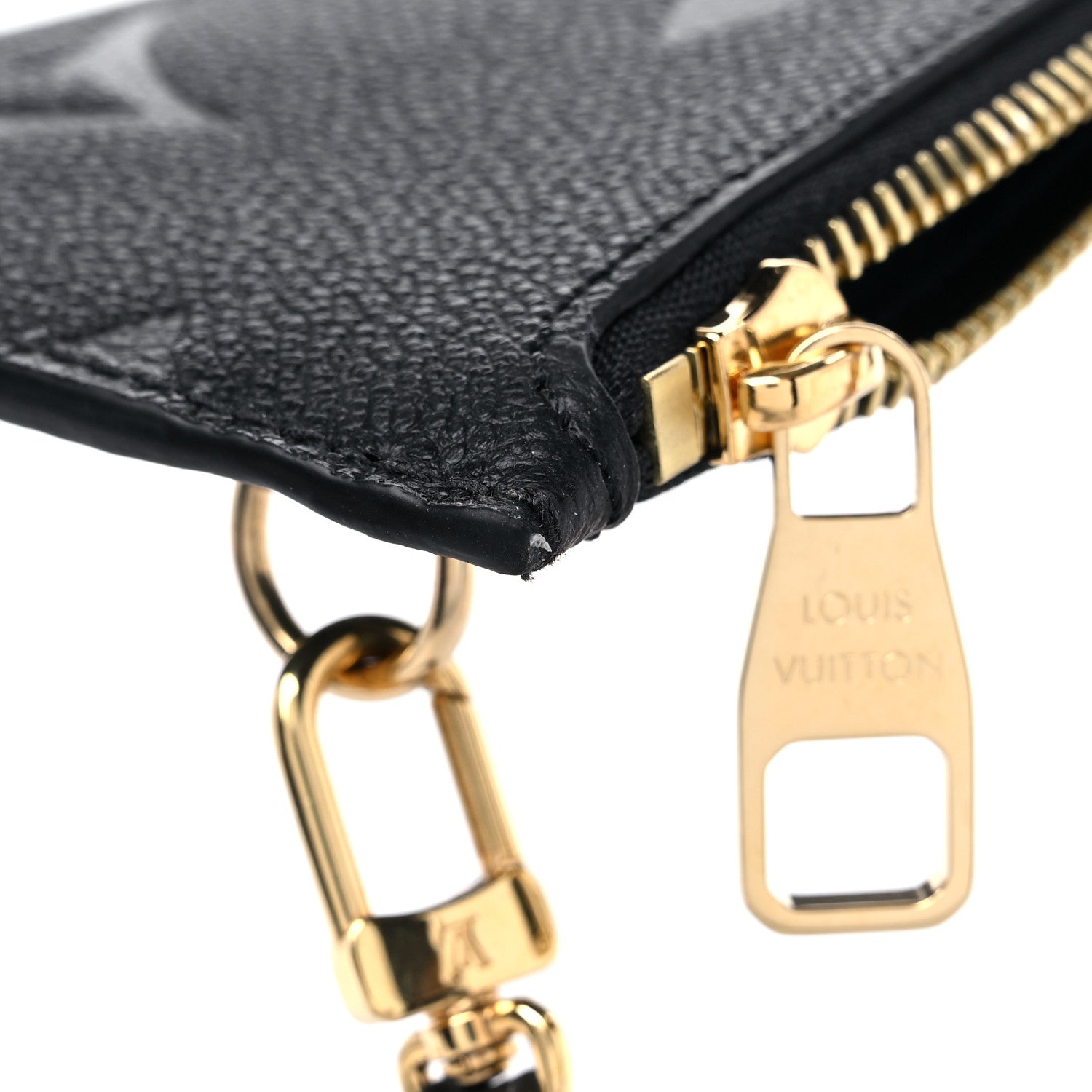 Louis Vuitton Empreinte Monogram Giant Neverfull MM Pochette Black 7 of 7
