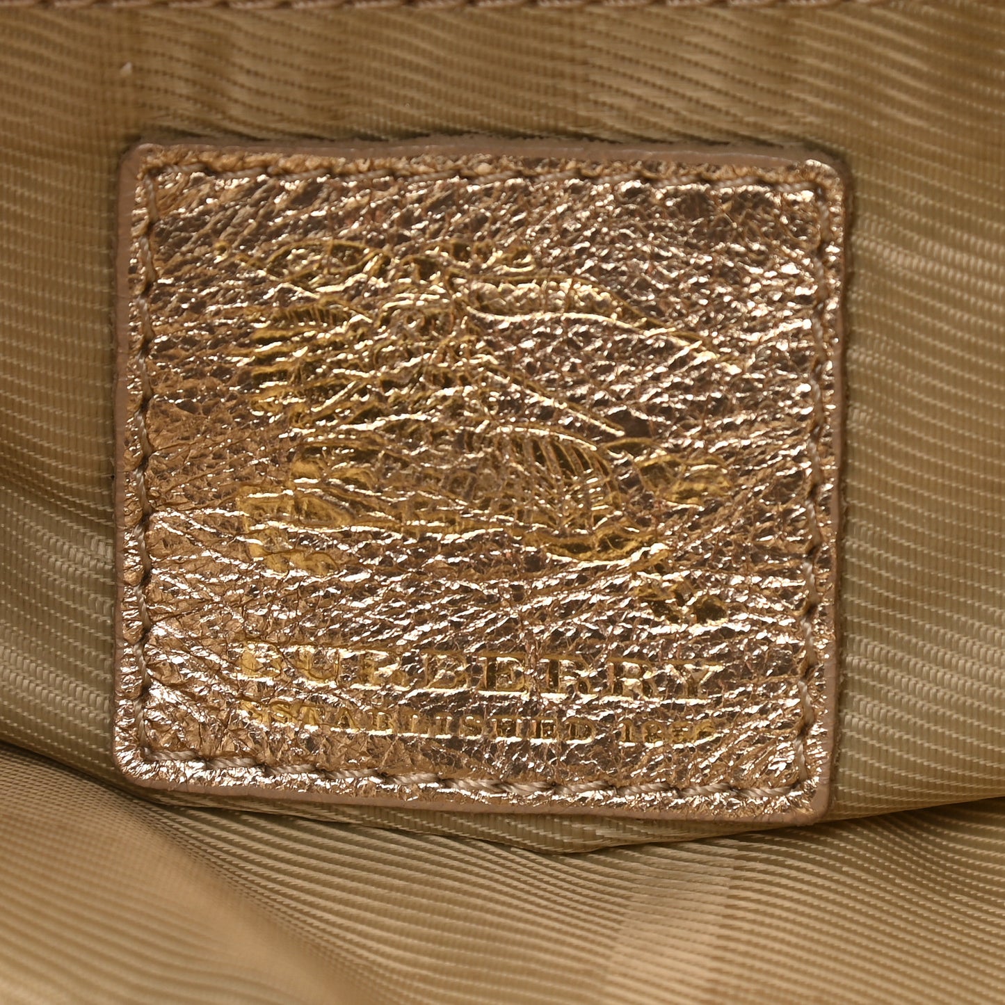 Metallic Calfskin Quilted Hoxton Hobo Gold