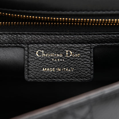 Christian Dior Calfskin Cannage Medium Caro Bag Black 6 of 10