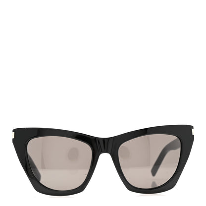 Saint Laurent New Wave SL214 Kate Cat Sunglasses Black 2 of 7