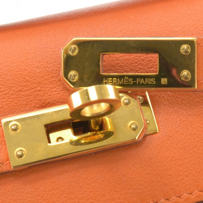 Hermes Swift Kelly Pochette Orange 4 of 7