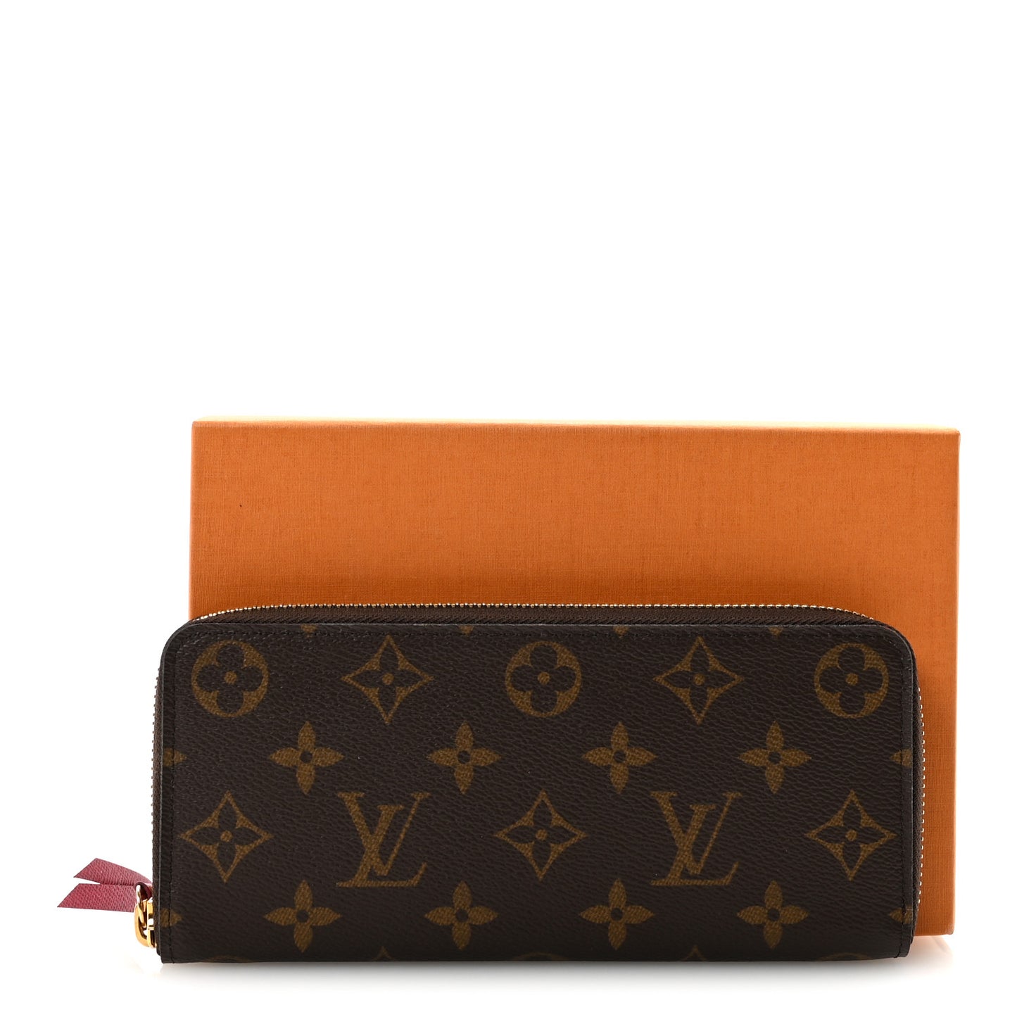 Monogram Clemence Wallet Fuchsia