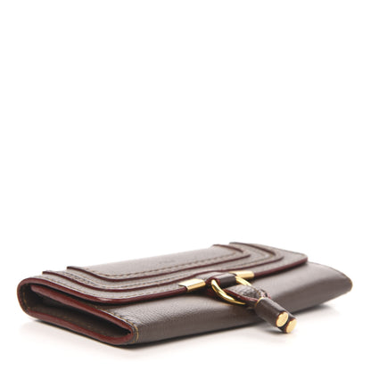Chloe Calfskin Marcie Continental Flap Wallet Truffle 4 of 12