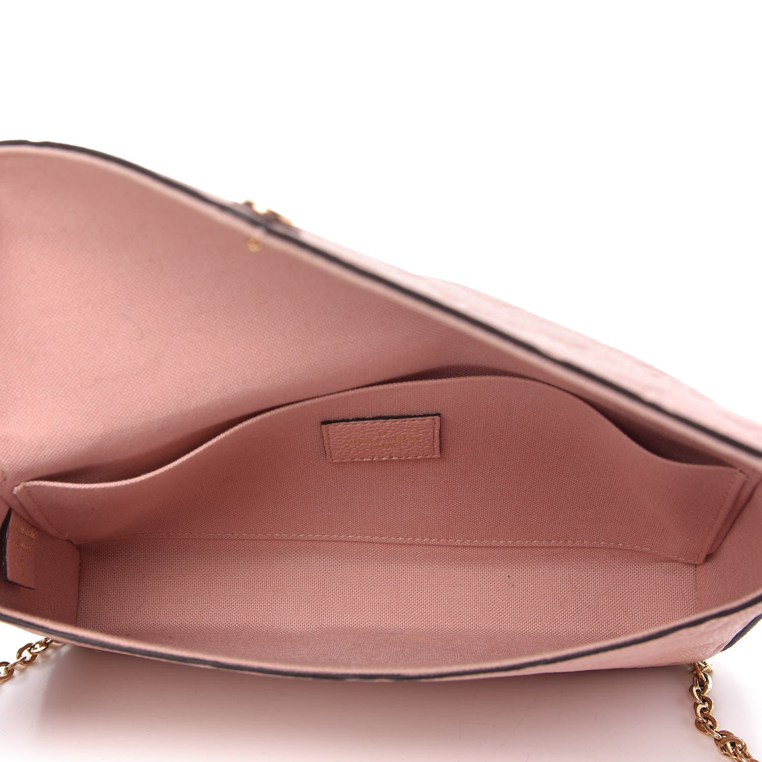Louis Vuitton Empreinte Pochette Felicie Chain Wallet Rose Poudre 5 of 10