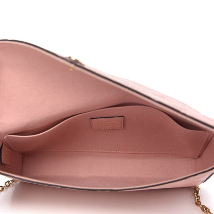 Louis Vuitton Empreinte Pochette Felicie Chain Wallet Rose Poudre 5 of 10