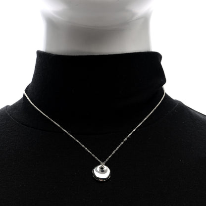 Tiffany Sterling Silver Elsa Peretti Round Disc Pendant Necklace 2 of 5