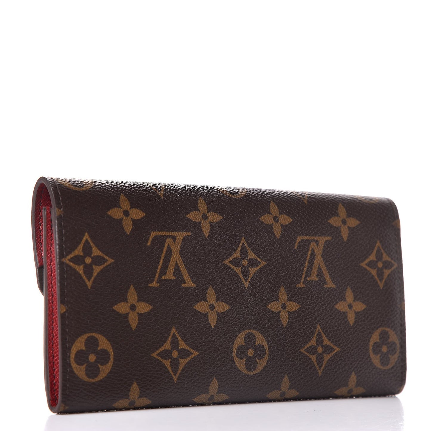 Monogram Emilie Wallet Red