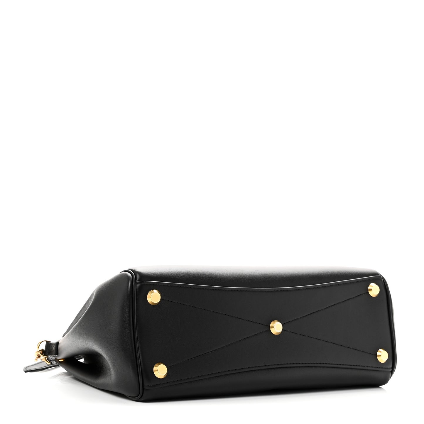 Smooth Calfskin Small Bel Air Carry All Bag Black