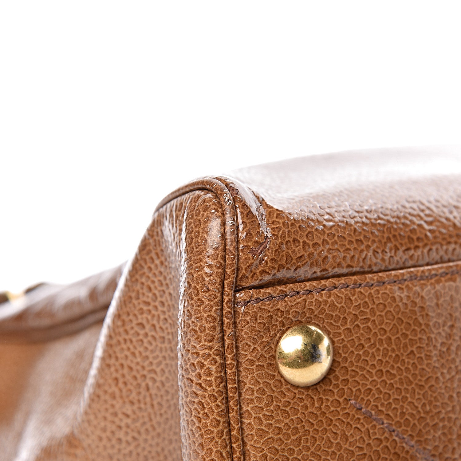Saint Laurent Patent Medium Majorelle Brown 11 of 15