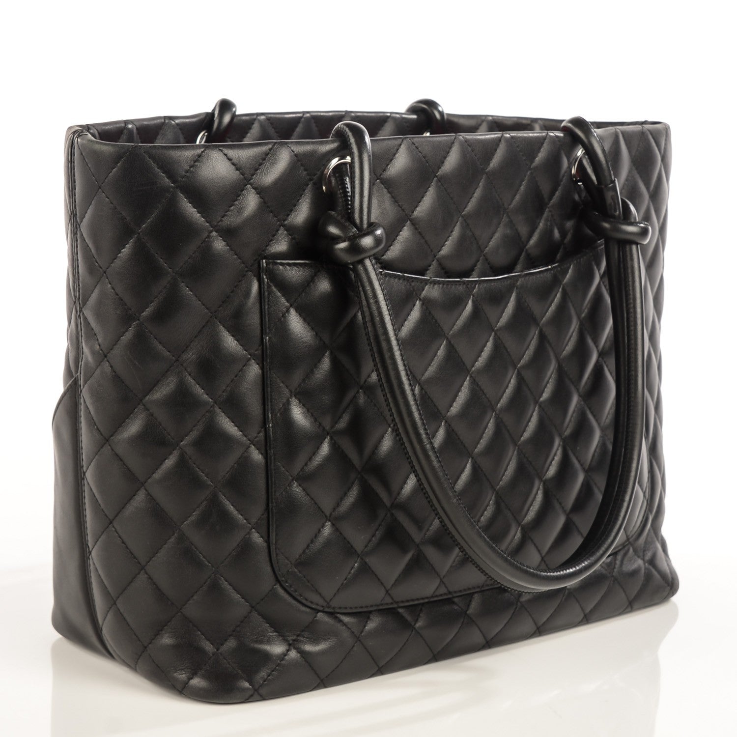 Chanel Calfskin Quilted Large Cambon Tote Black 3 of 7