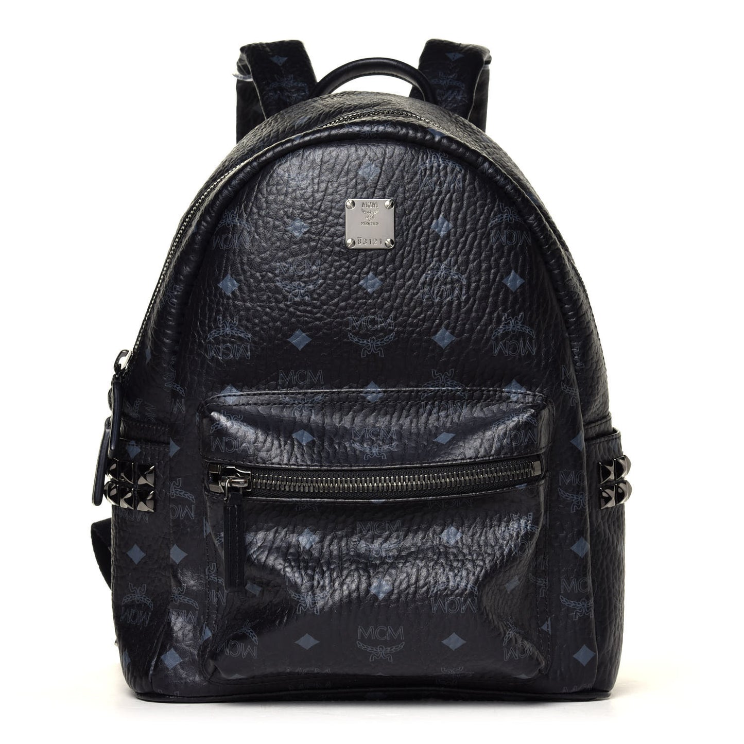 Visetos Small Side Stud Stark Backpack Black