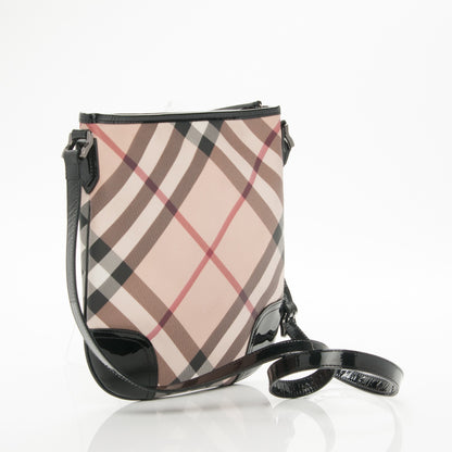 Burberry Supernova Check Small Dryden Crossbody Bag Black 3 of 8