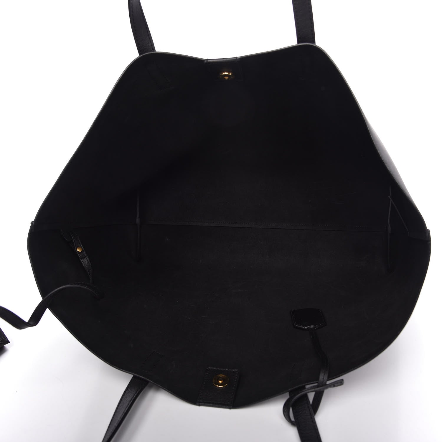 Saint Laurent Calfskin Large Shopping Tote Black 5 of 10