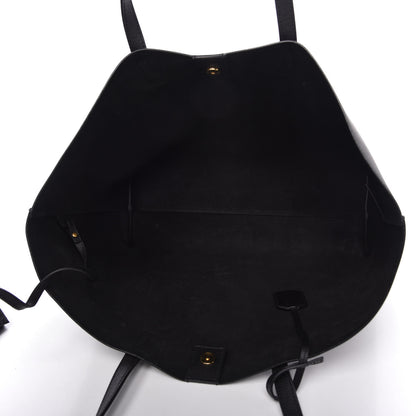 Saint Laurent Calfskin Large Shopping Tote Black 5 of 10