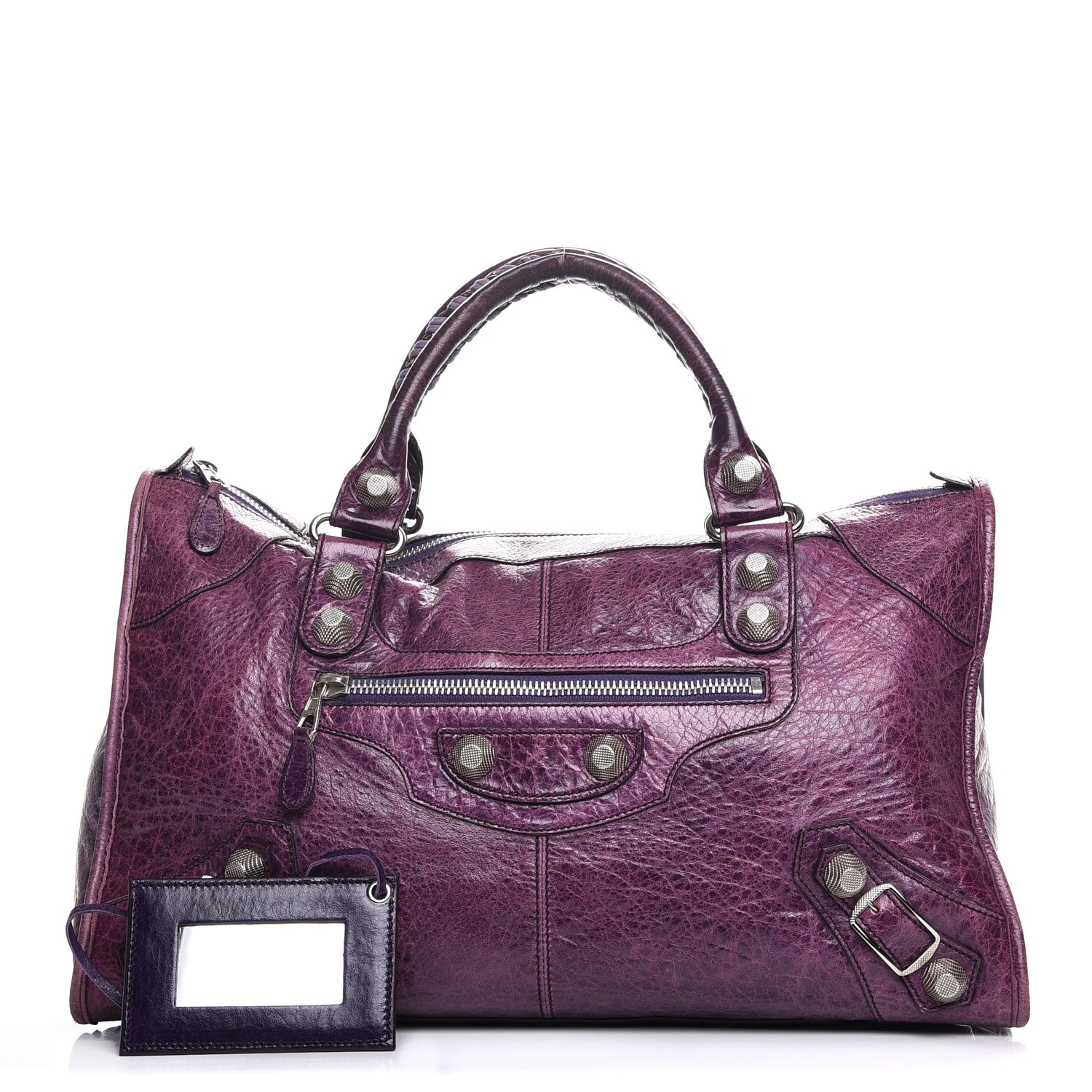 Balenciaga Chevre Giant 21 Gold Hardware Work Violet 1 of 10