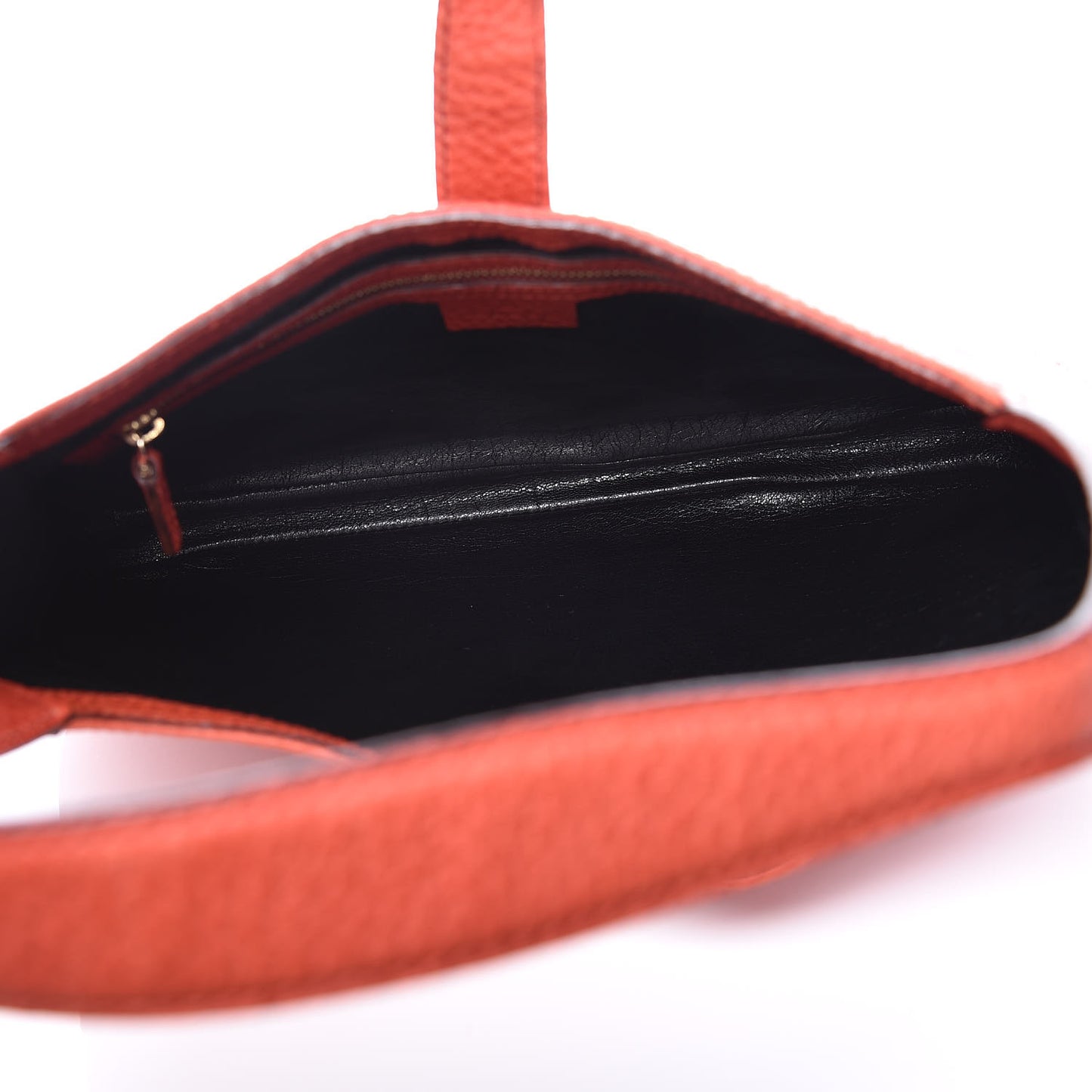 Calfskin Small Jackie O Hobo Dark Orange