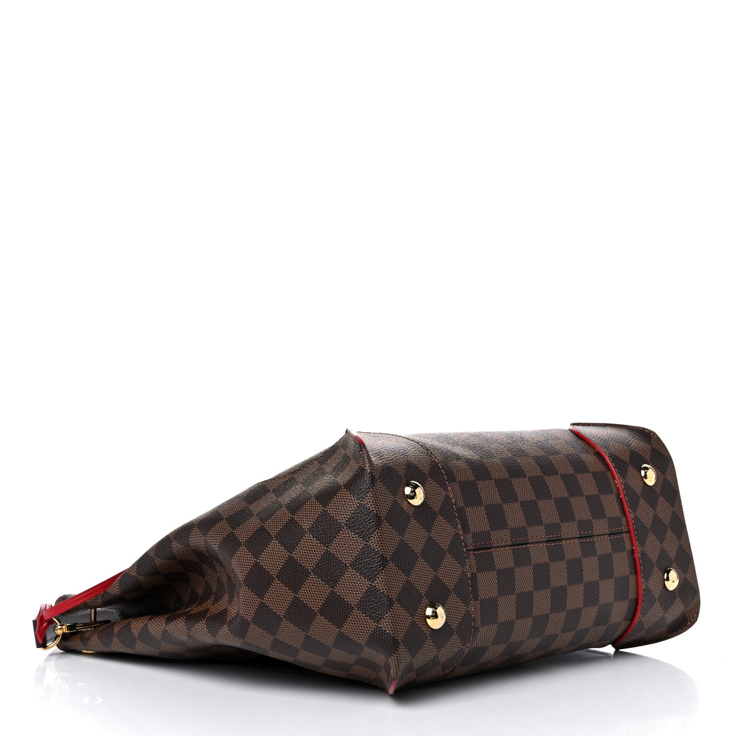 Louis Vuitton Damier Ebene Caissa Hobo Cherry 4 of 18