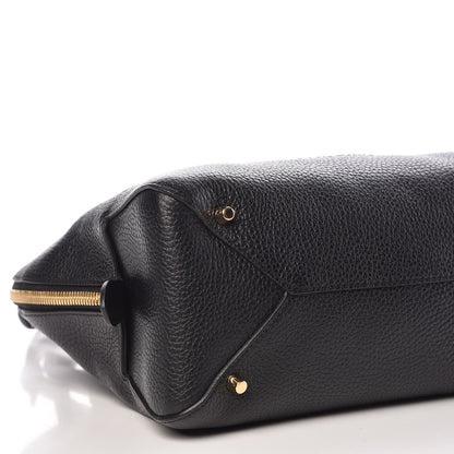 Burberry London Grainy Calfskin Small Greenwood Bowling Bag Black 12 of 13