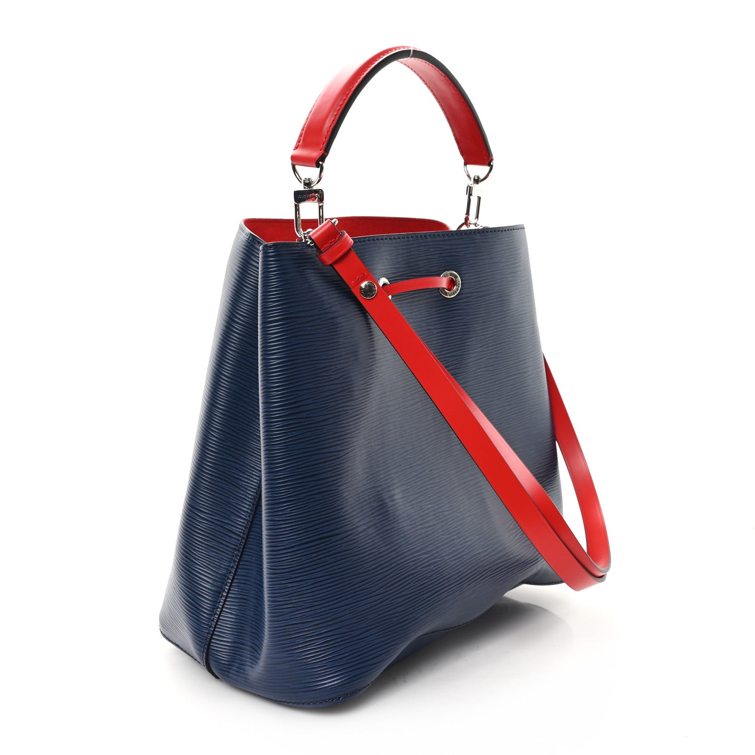 Louis Vuitton Epi Neonoe Indigo Coquelicot 3 of 11