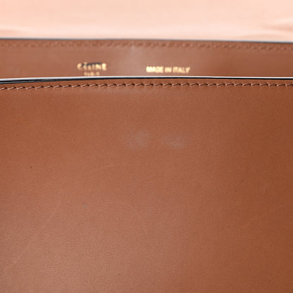 Celine Natural Calfskin Suede Medium Trapeze Tan 14 of 22
