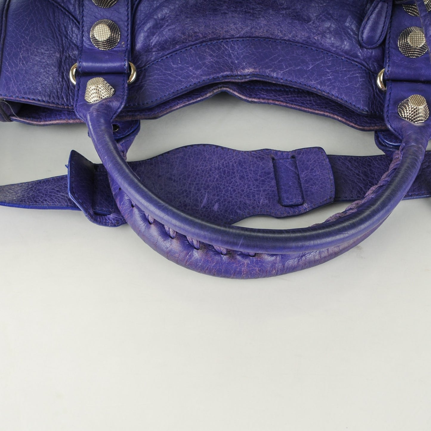 Agneau Giant 21 Silver Hardware City Bleu Lavande