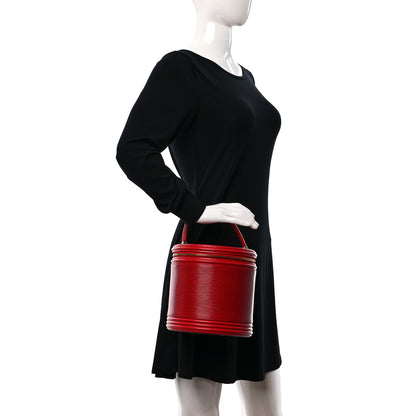 Louis Vuitton Epi Cannes Castillan Red 2 of 12