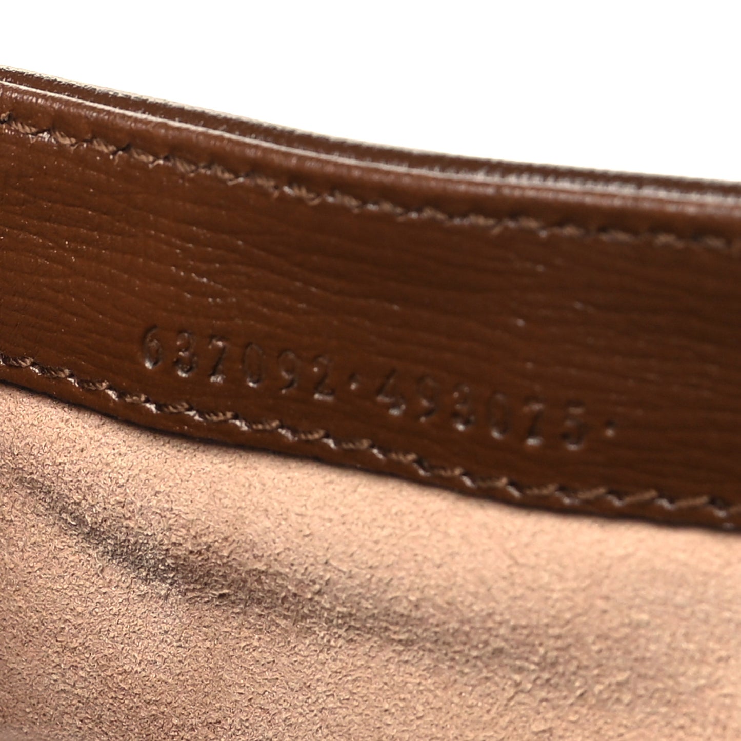 GG Supreme Monogram Azalea Calfskin Web Mini Jackie 1961 Hobo Beige Ebony Brown Sugar