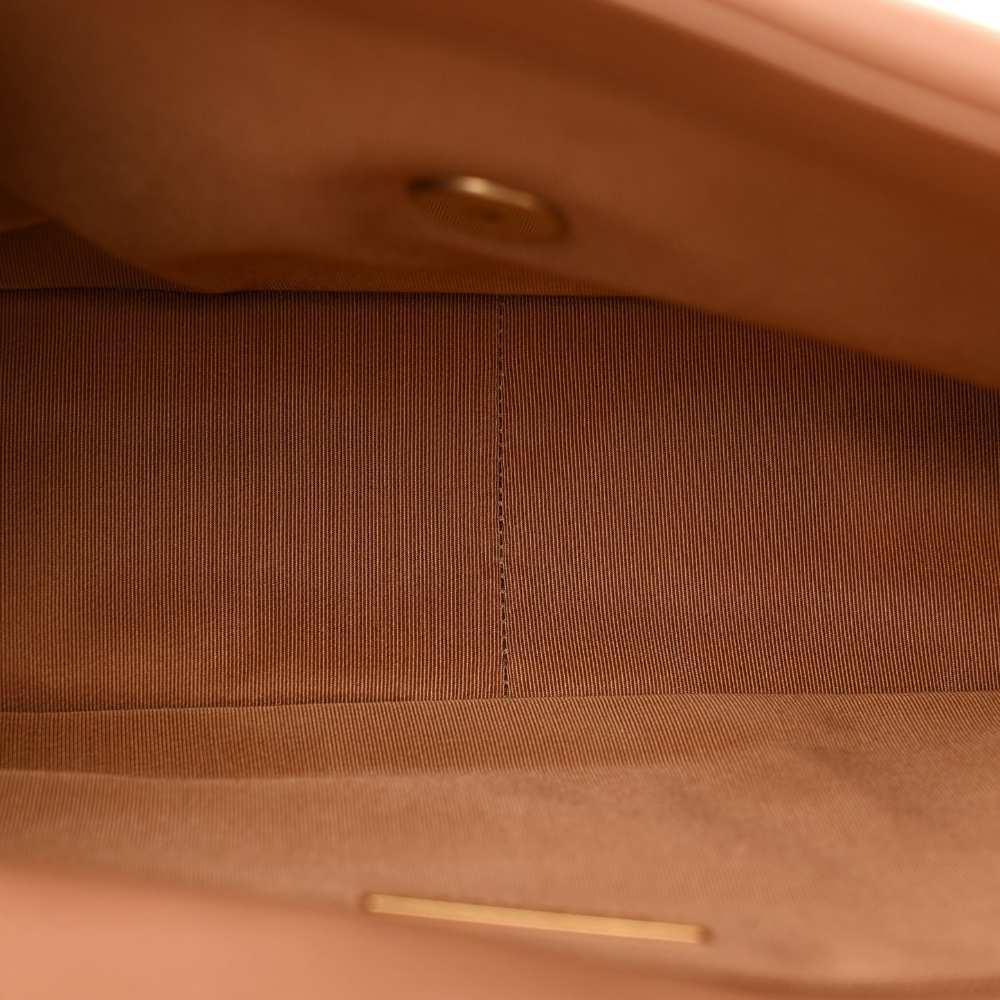 Lambskin Quilted Large Chanel 19 Flap Brown