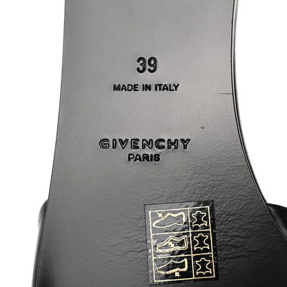 Givenchy Lambskin 4G Flat Sandals 39 Black 8 of 9