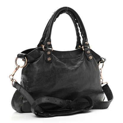Balenciaga Agneau Giant 12 Rose Gold Hardware Town Black 3 of 14