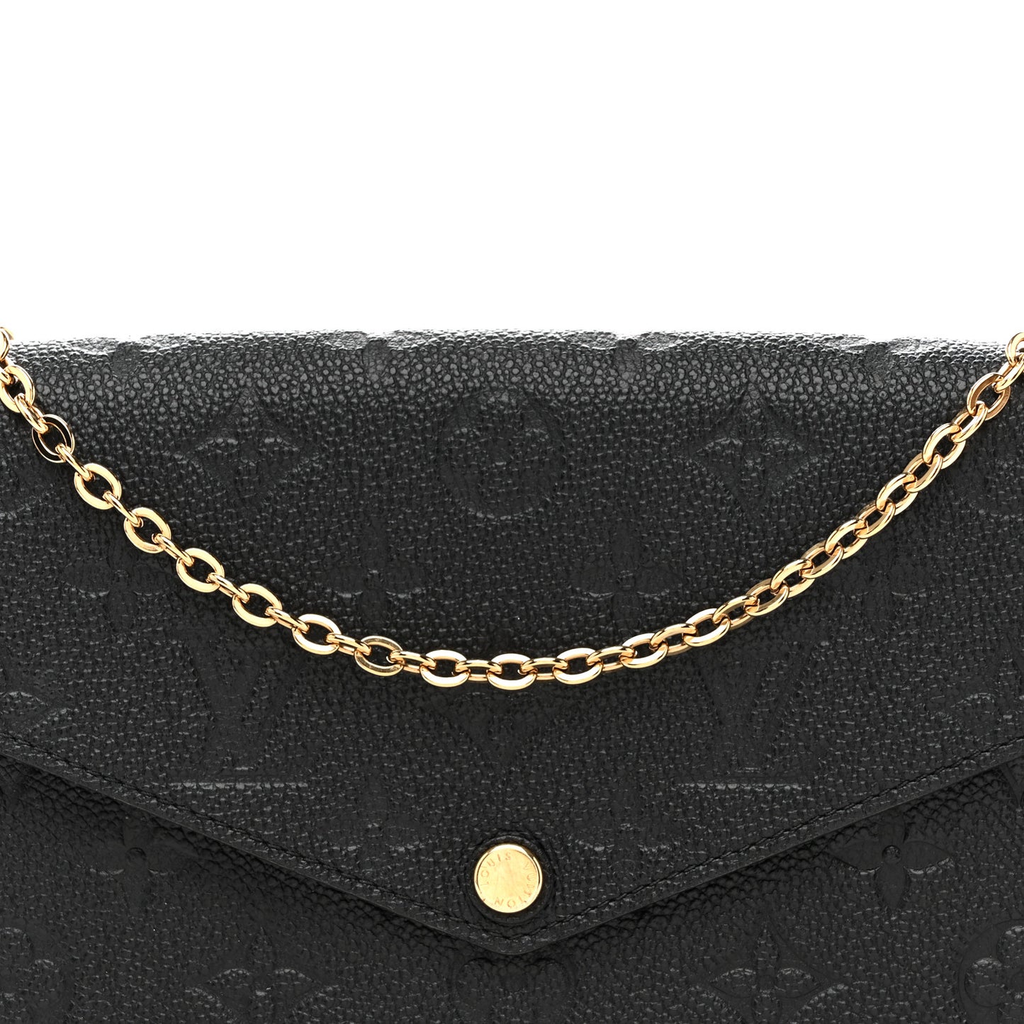 Empreinte Pochette Felicie Chain Wallet Black