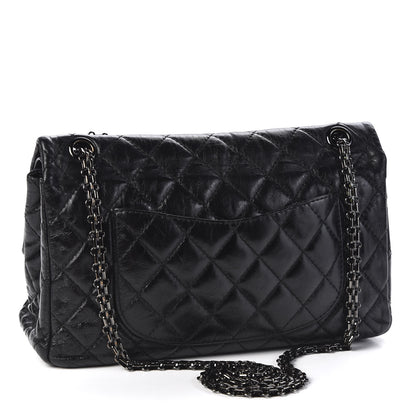 Chanel Aged Calfskin Quilted 2.55 Reissue 226 Flap So Black 2 of 9