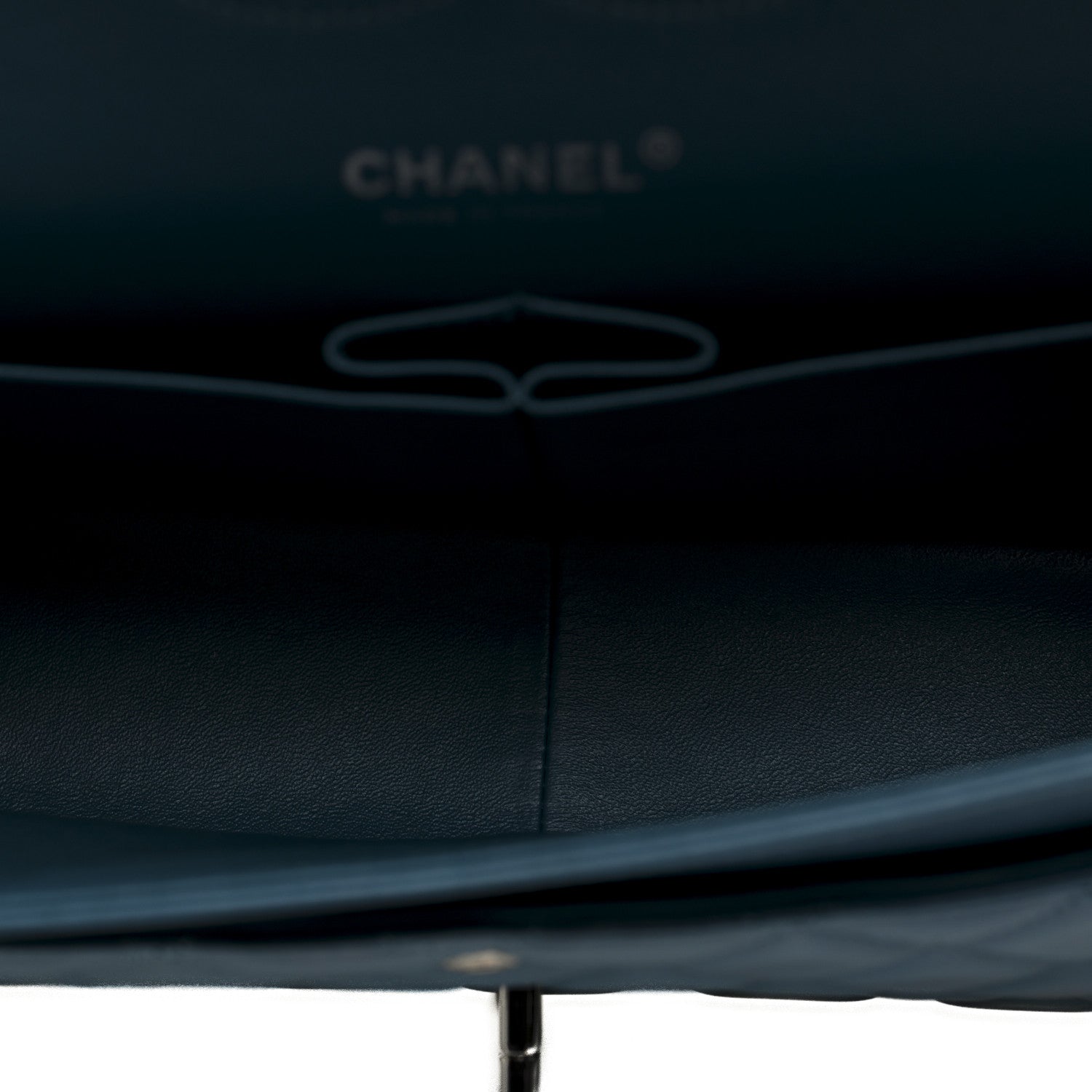 Chanel Lambskin Quilted Jumbo Double Flap Turquoise 5 of 10