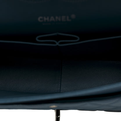 Chanel Lambskin Quilted Jumbo Double Flap Turquoise 5 of 10
