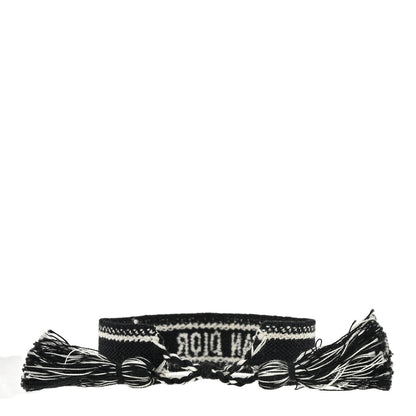 Christian Dior Woven Cotton J'Adior Friendship Bracelet Black 3 of 3