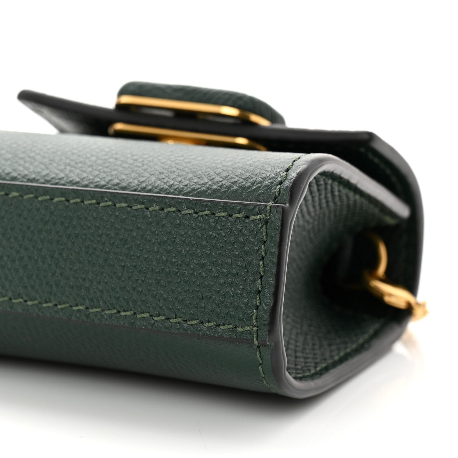 Valentino Garavani Calfskin Micro VSling Top Handle Shoulder Bag  Green 9 of 9