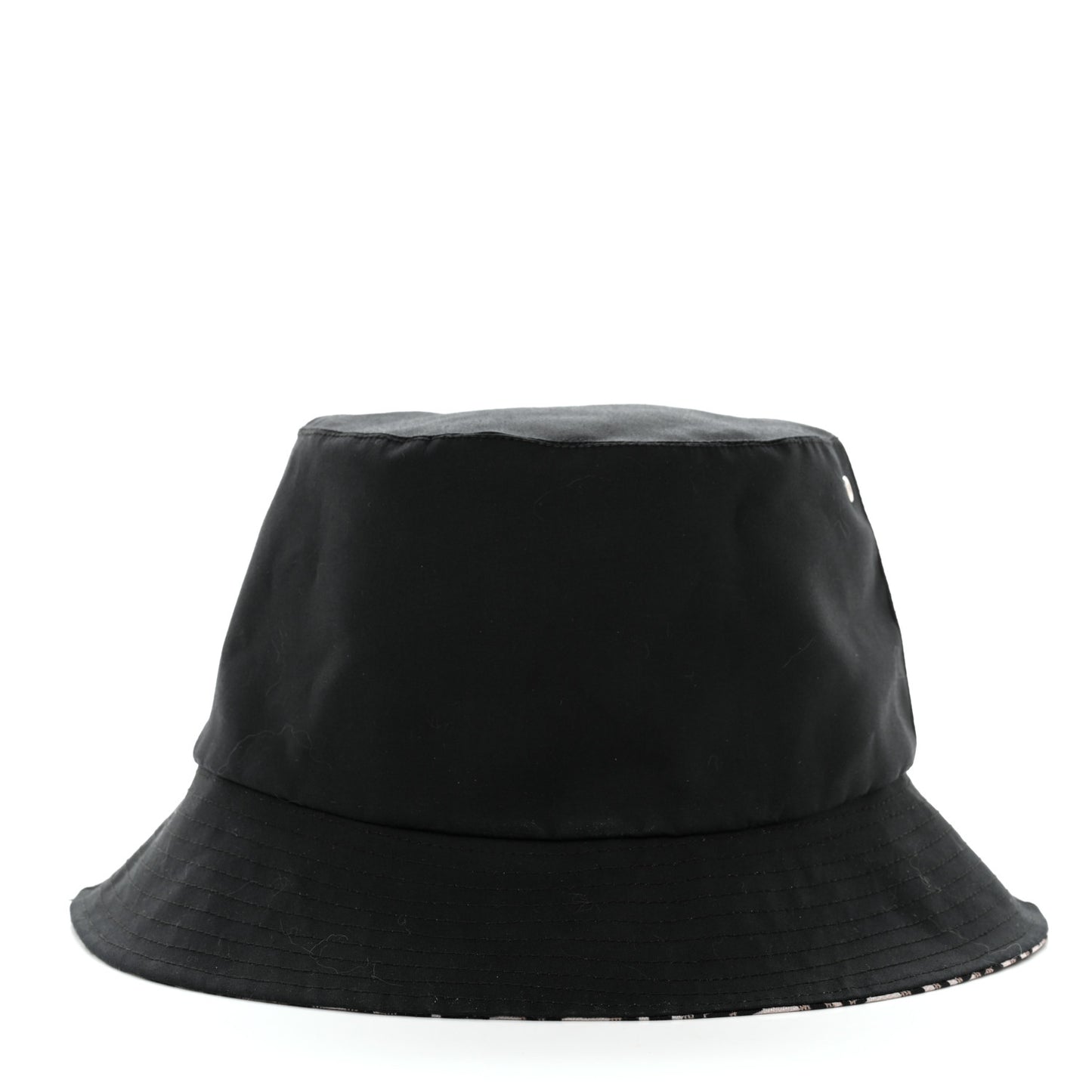 Oblique Reversible Teddy-D Brim Bucket Hat Black