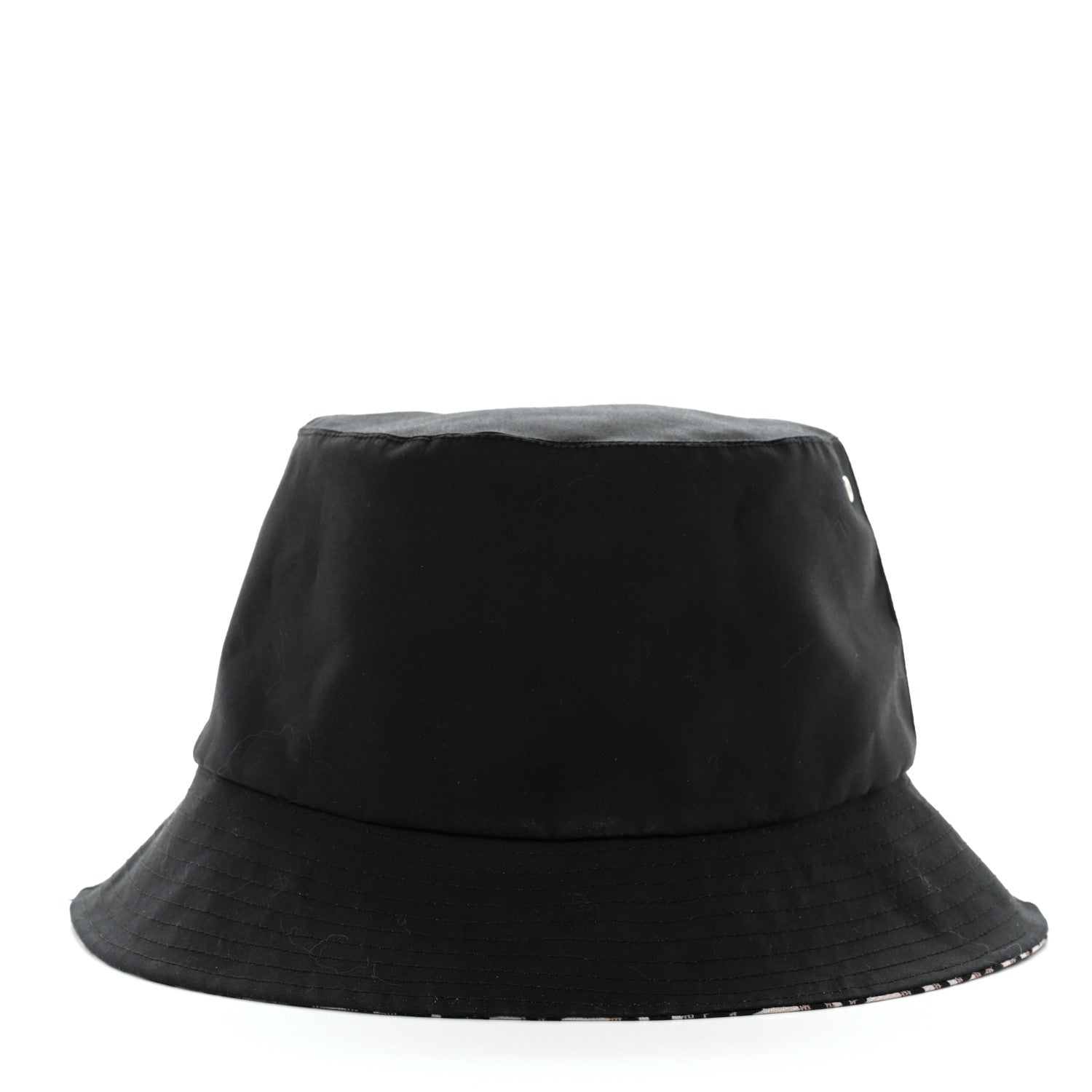 Christian Dior Oblique Reversible Teddy-D Brim Bucket Hat Black 8 of 12