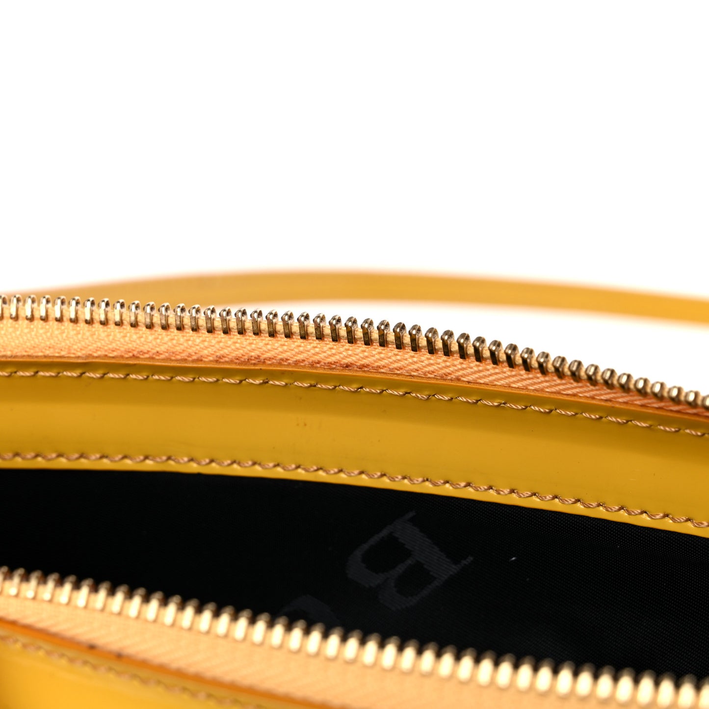Prorsum Patent Small Shoulder Bag Yellow
