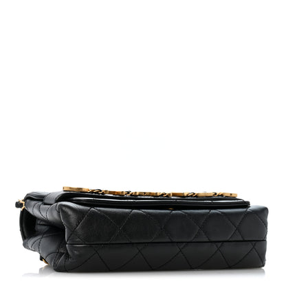 Chanel Calfskin Quilted Small Enchained Flap Black 4 of 14