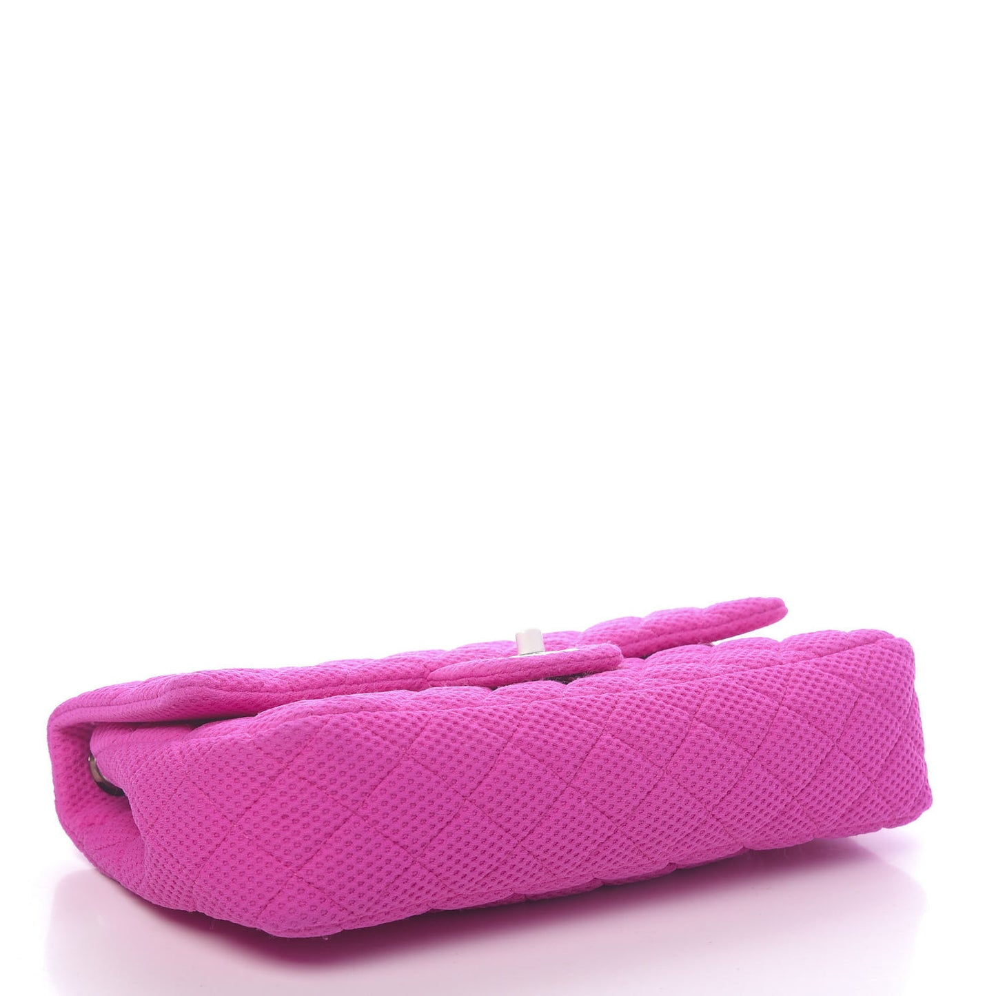 Neoprene Quilted Medium Single Flap Pink