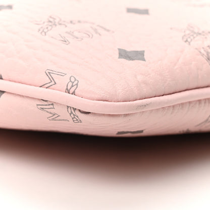 MCM Visetos Medium Crossbody Pouch Powder Pink 9 of 10
