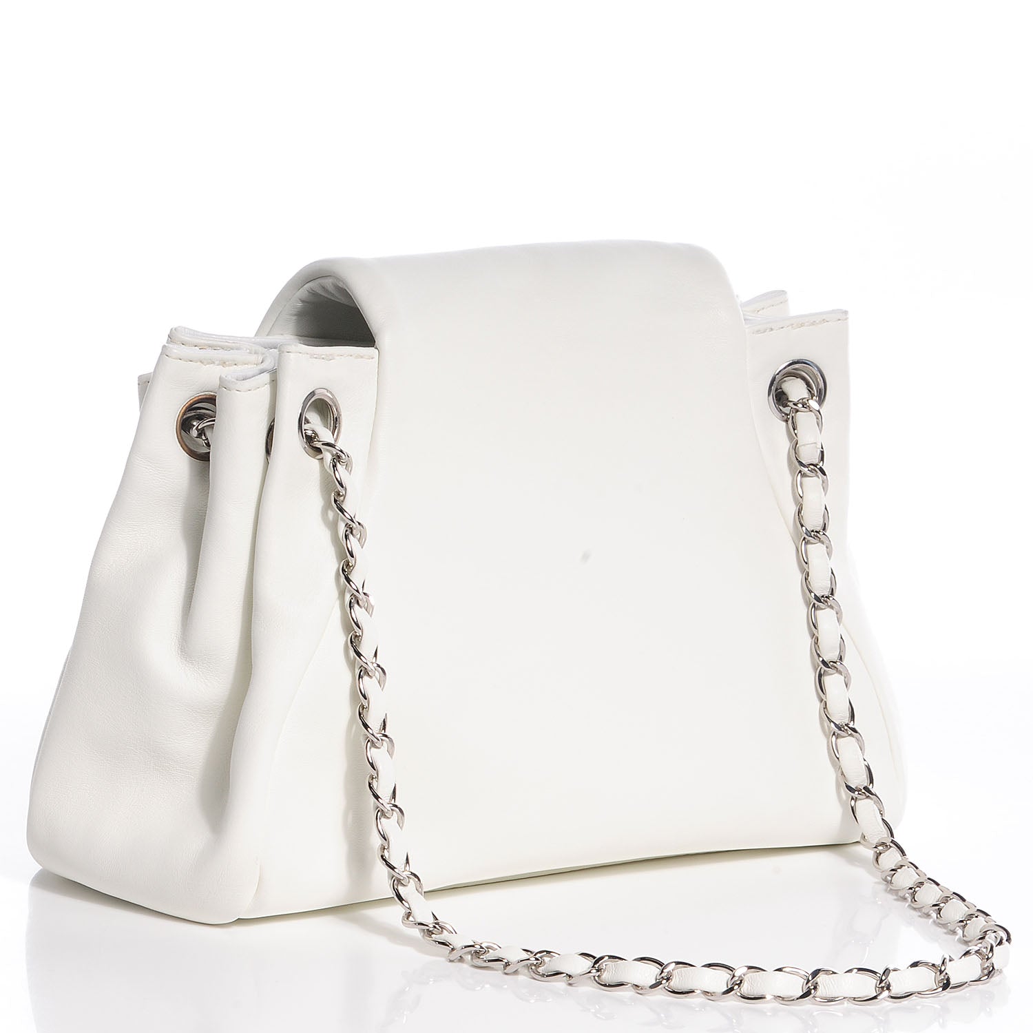 Chanel Lambskin Sensual Medium Flap White 3 of 8