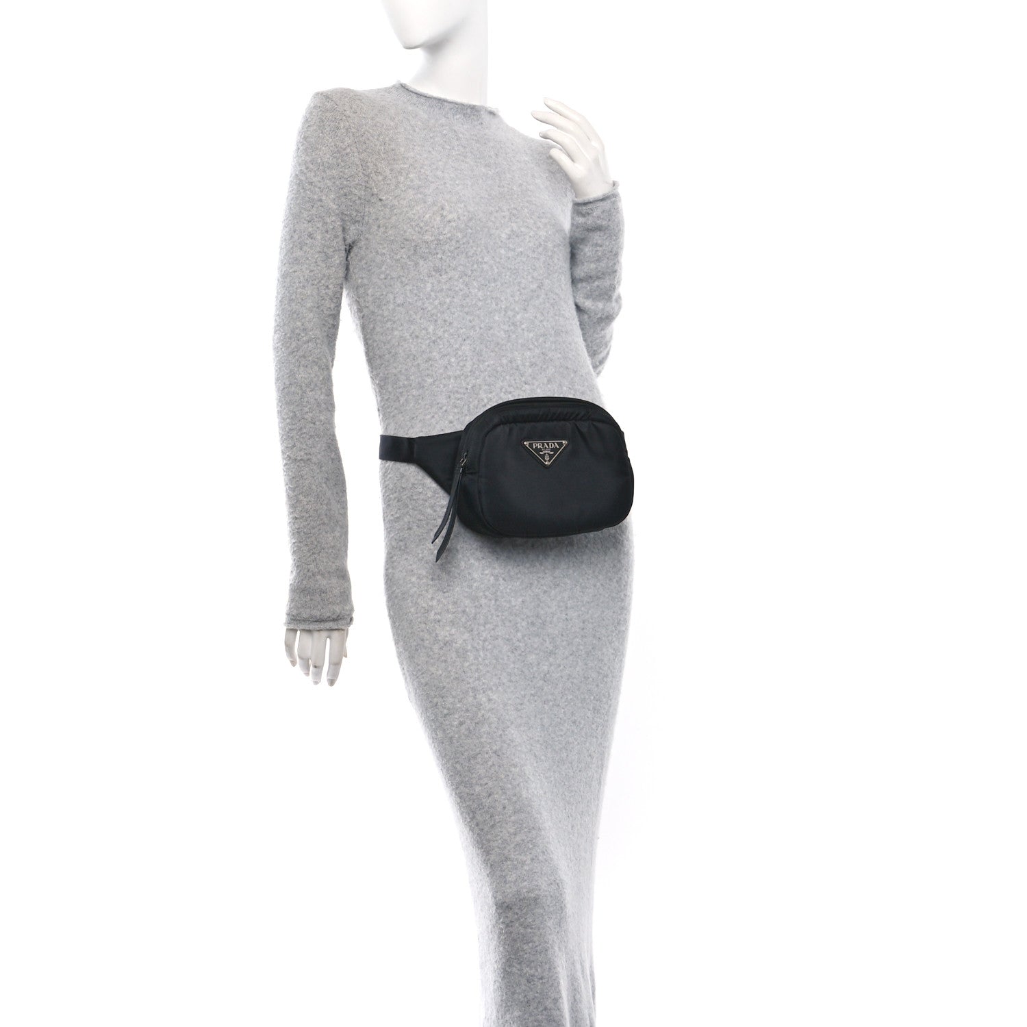 Prada Re-Nylon Belt Bag Black 2 of 13