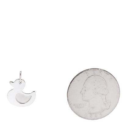 Tiffany Sterling Silver Lucky Duck Charm 2 of 4